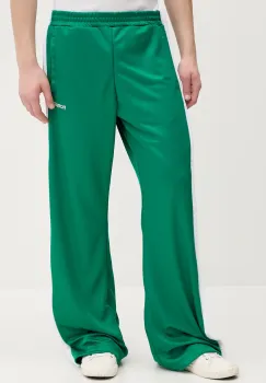 Fiorucci pantaloni de trening Puffy Piping Track Trousers barbati, culoarea verde, cu imprimeu, U02SPBPA057PL01GN02 imagine