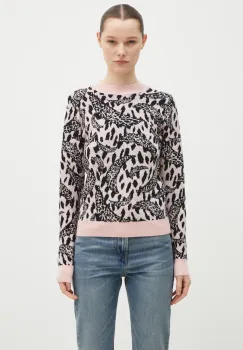 Fiorucci pulover din amestec de lana Pink Banimalier femei, culoarea roz, W01FPKSW195KN03PN04 imagine