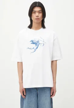 Fiorucci tricou din bumbac Cupid Print Relaxed Fit culoarea alb, cu imprimeu, U02SPTSH101CJ01WH08 imagine