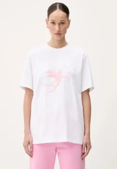 Fiorucci tricou din bumbac White Cupid Print Regular Fit T-Shirt culoarea alb, W02SMTSH323CJ01WH09 imagine