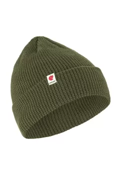 Fjallraven caciula Tab culoarea verde, din tricot gros imagine