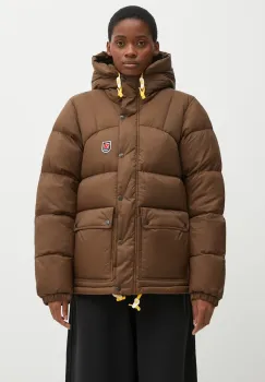 Fjallraven geaca de puf Expedition culoarea maro, de iarna, F89995 imagine