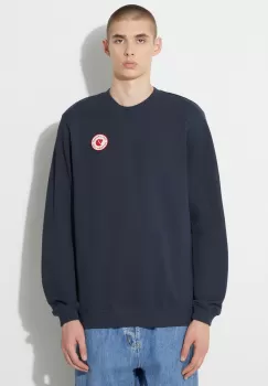 Fjallraven hanorac de bumbac 1960 Logo barbati, culoarea albastru marin, neted imagine