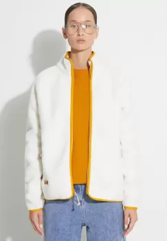 Fjallraven hanorac fleece Vardag Pile culoarea bej, neted imagine