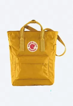 Fjallraven rucsac culoarea galben, mare, neted F23710.160-160 imagine