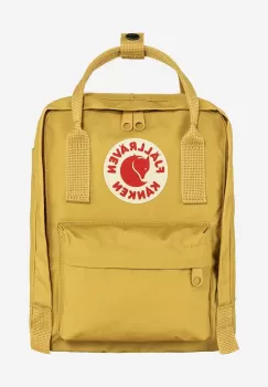 Fjallraven rucsac Kanken Mini culoarea galben, mic, cu imprimeu F23561.135-135 imagine