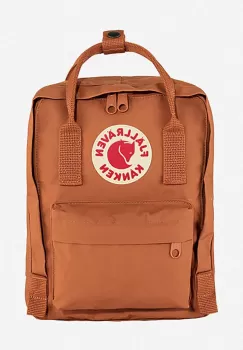 Fjallraven rucsac Kanken Mini culoarea portocaliu, mic, cu imprimeu F23561.243-243 imagine