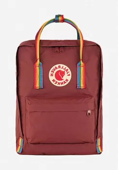 Fjallraven rucsac Kanken Rainbow culoarea rosu, mare, cu imprimeu F23620.326.907-326 imagine