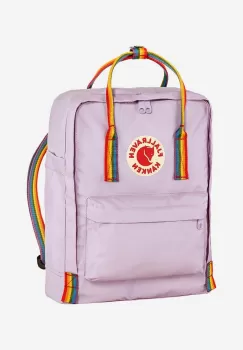 Fjallraven rucsac Kanken Rainbow culoarea violet, mic, cu imprimeu F23620.457.907-907 imagine