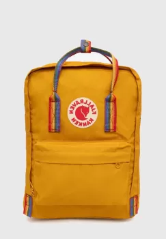Fjallraven rucsac Kanken Rainbow femei, culoarea portocaliu, mare, cu imprimeu, F23620 imagine