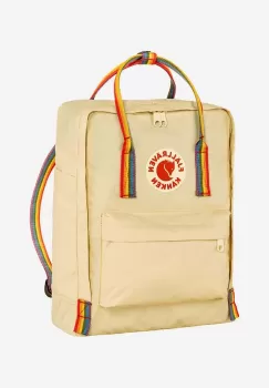 Fjallraven rucsac Rainbow culoarea bej, mare, cu imprimeu F23620.115.907-907 imagine