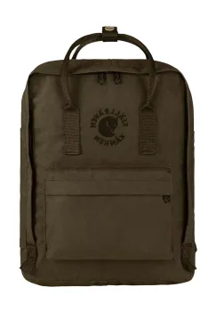 Fjallraven rucsac Re-Kanken culoarea verde, mare, neted imagine
