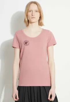 Fjallraven tricou 1960 Logo T-shirt W femei, culoarea roz, F83513.300 imagine