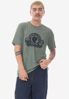 Fjallraven tricou culoarea verde, cu imprimeu F84117.614-614 imagine
