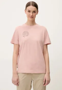 Fjallraven tricou Hemp Blend Out Here culoarea roz, F14600215 imagine
