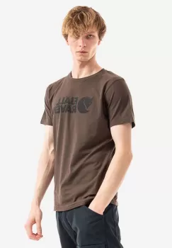 Fjallraven tricou Koszulka Fjallraven Logo T-shirt M F87310 633 culoarea verde, cu imprimeu F87310.633-633 imagine