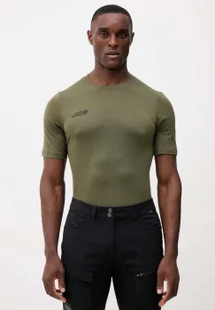 Fjallraven tricou sport Abisko culoarea verde, uni, F86977-625 imagine