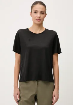 Fjallraven tricou sport Abisko Lite culoarea negru, F14600203 imagine