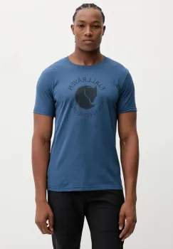 Fjallraven tricou sport Fjallraven Fox culoarea verde, cu imprimeu, F87052 imagine