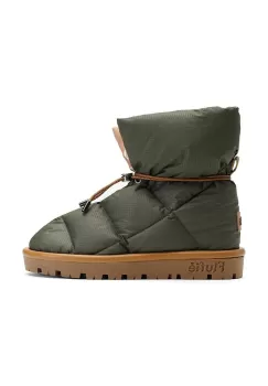 Flufie cizme de iarna Classic culoarea verde imagine
