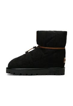 Flufie cizme de iarna Cord Jet culoarea negru, S07 imagine