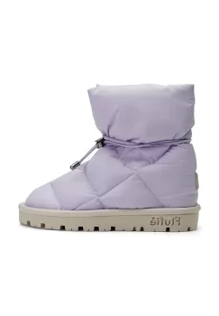 Flufie cizme de iarna Macaron culoarea violet imagine