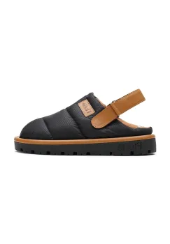 Flufie papuci de casa Jet Black culoarea negru, CLG5001 imagine
