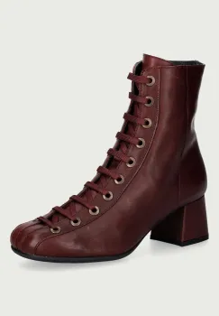 Fly London  botine cu toc pentru femei din piele PERK559FLY imagine
