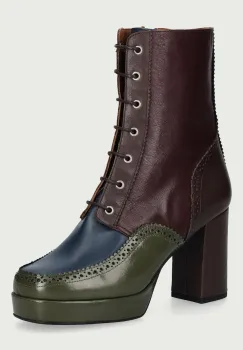 Fly London  botine pentru femei din piele ELUN563FLY imagine