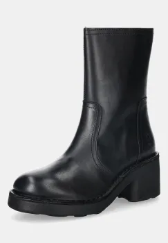 Fly London cizme de piele NORE191FLY culoarea negru, cu toc drept, P211191000 imagine