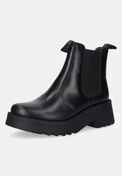 Fly London ghete chelsea de piele MEDI789FLY culoarea negru, cu platforma, P144789000 imagine