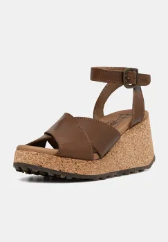 Fly London sandale wedges din piele DONY440FLY imagine