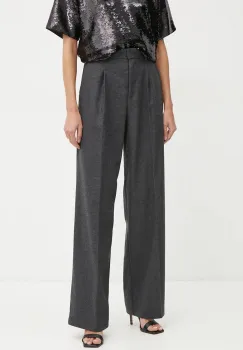 Forte Forte pantaloni de lana lat, high waist, 13230_my pants imagine