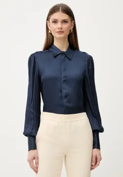 Fracomina camasa din amestec de matase imagine