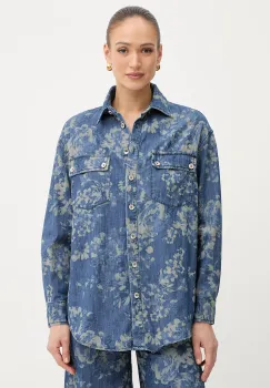 Fracomina camasa pentru femei, din bumbac imagine