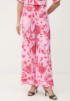 Fracomina pantaloni pentru femei, cu amestec de in imagine