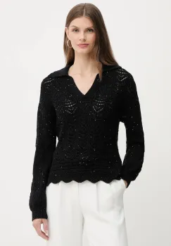 Fracomina pulover culoarea negru, calduros, FS25WT7032K53801 imagine