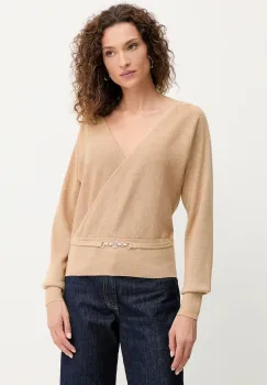 Fracomina pulover de lana culoarea bej, light, FR25WT7023K459Q7 imagine