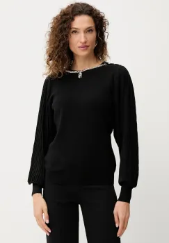 Fracomina pulover de lana culoarea negru, light, FR25WT7027K459Q7 imagine