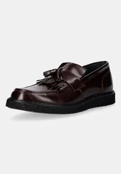 Fred Perry loafers slip-on pentru barbati din piele imagine