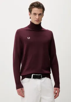 Fred Perry pulover din amestec de lana imagine