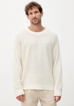 Frescobol Carioca pulover din in culoarea bej, light, 2480.391 imagine