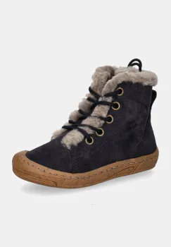 Froddo cizme de iarna pentru copii din piele intoarsa MINNI SUEDE LACES culoarea albastru marin, G2110140 imagine