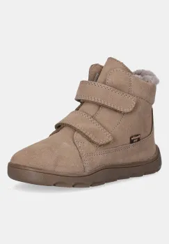 Froddo cizme de iarna pentru copii din piele intoarsa ZERU TEX FURRY BAREFOOT culoarea bej, G2110151 imagine