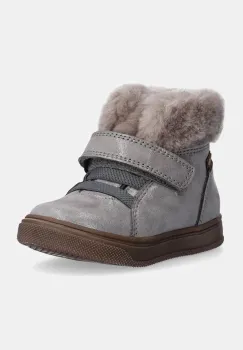 Froddo ghete de iarna pentru copii din piele BASCO TEX culoarea argintiu, G2110144 imagine