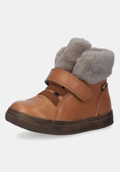 Froddo ghete de iarna pentru copii din piele BASCO TEX culoarea maro, G2110144 imagine