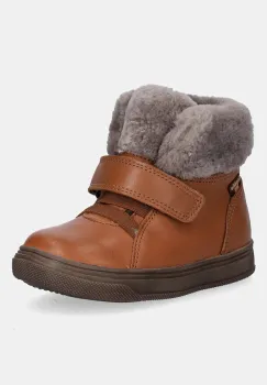 Froddo ghete de iarna pentru copii din piele BASCO TEX culoarea maro, G2110144 imagine