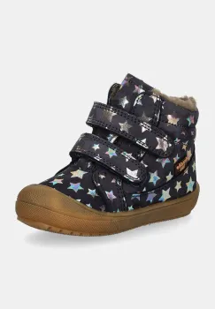 Froddo ghete de iarna pentru copii din piele OLLIE WOOL TEX culoarea albastru marin, G2110138 imagine