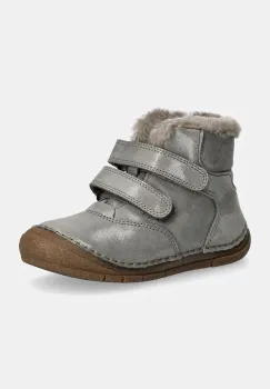 Froddo ghete de iarna pentru copii din piele PAIX UP WINTER culoarea argintiu, G2110143 imagine