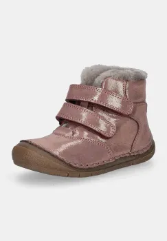 Froddo ghete de iarna pentru copii din piele PAIX UP WINTER culoarea auriu, G2110143 imagine